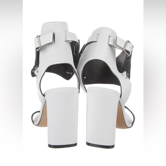 IRO Paris White Leather Strappy Sandals – Size 38 - Picture 7 of 14